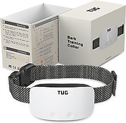 TUG Rechargeable Waterproof Dog Bark Collar, White slide 2 of 9