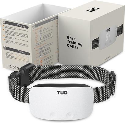 Show full view: TUG Rechargeable Waterproof Dog Bark Collar, White slide 2 of 10