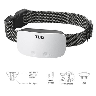 Show full view: TUG Rechargeable Waterproof Dog Bark Collar, White slide 3 of 10