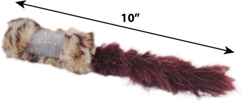 Show full view: Turbo Catnip Belly Squirrel Tail Plush Cat Toy with Catnip slide 2 of 3