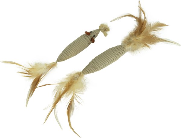 Turbo Natural Cat Chew Toy with Catnip, Candy, 2 count