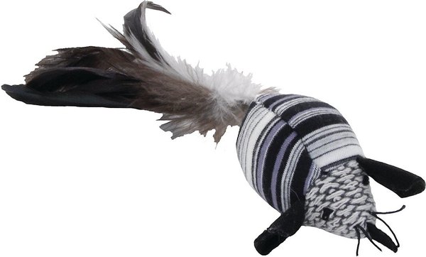 Show full view: Turbo Random Fun Cat Toy with Catnip, Feather Mouse slide 1 of 2