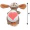 Show in main carousel: Turbo Scent Locker Heart Plush Animal Cat Toy & Catnip Spray, Bunny slide 2 of 5