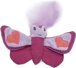Turbo Scent Locker Heart Plush Animal Cat Toy & Catnip Spray, Butterfly