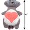 Show in main carousel: Turbo Scent Locker Heart Plush Animal Cat Toy & Catnip Spray, Raccoon slide 2 of 4