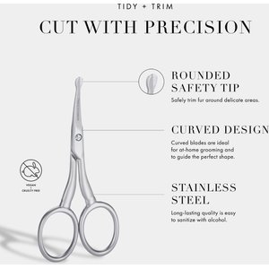 Tweezerman Stainless Steel Dog & Cat Safety Tip Trimming Scissors
