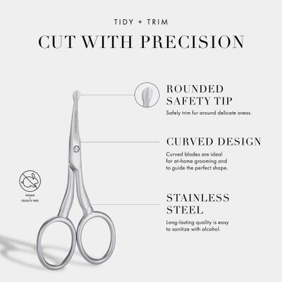 Show full view: Tweezerman Stainless Steel Dog & Cat Safety Tip Trimming Scissors slide 3 of 11