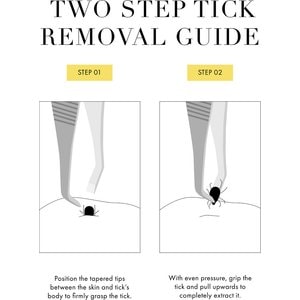 Tweezerman Stainless Steel Portable Tick Removal Tweezer for Cats & Dogs
