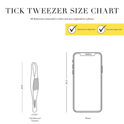 Show full view: Tweezerman Stainless Steel Portable Tick Removal Tweezer for Pets slide 4 of 11
