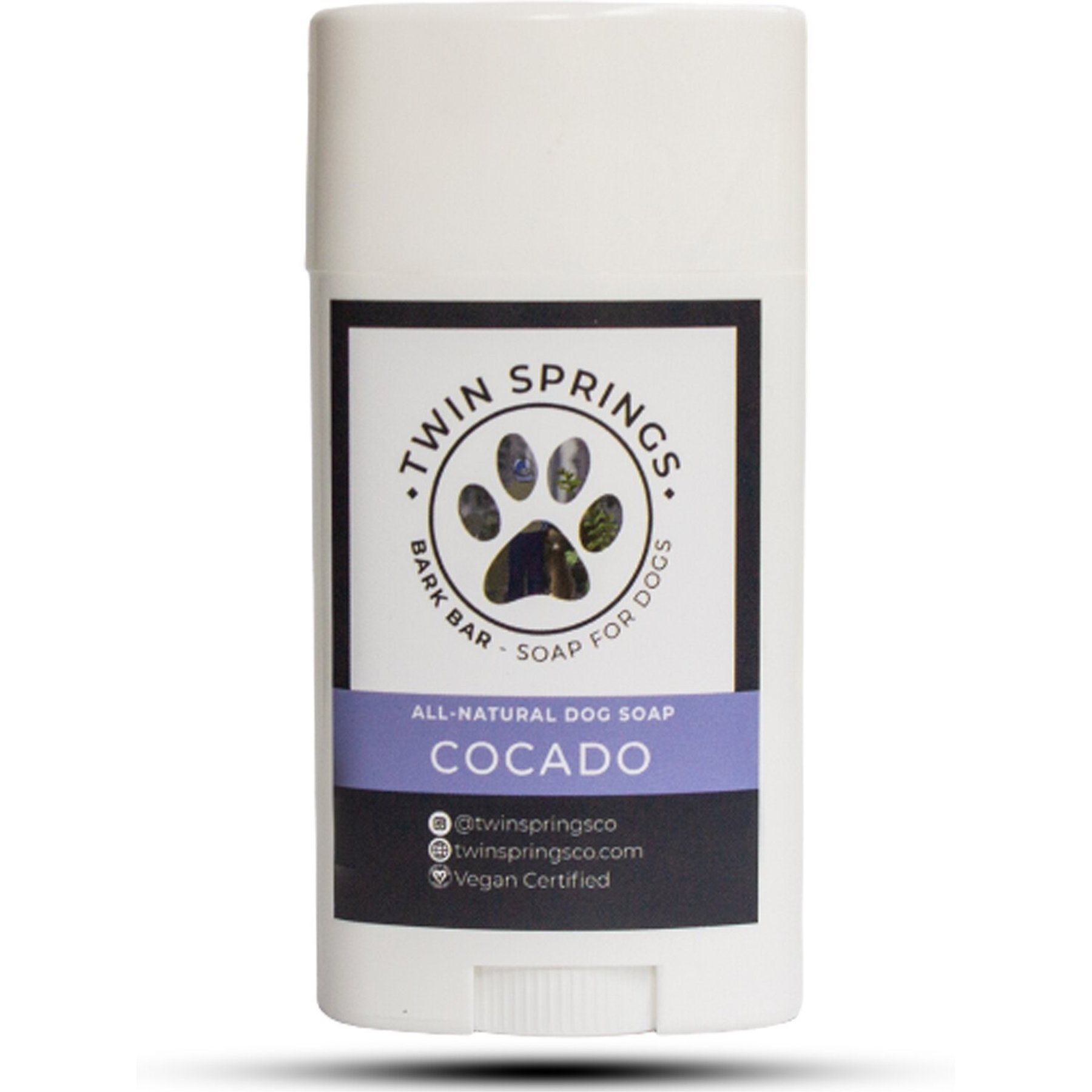 Twin Springs Bark Bar Cocado Scented Dog Soap Stick, 2.65-fl oz bar