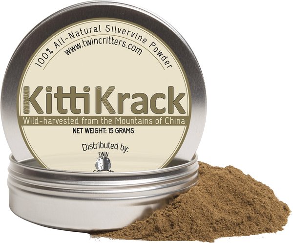 TwinCritters KittiKrack Organic Silvervine Powder