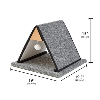 Show full view: Two By Two Acorn 15-in Jute Scratching Post Cat Tree slide 3 of 10