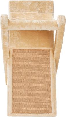 Show full view: Two By Two Baldwin 30-in Faux-Fur Scratching Post Cat Tree slide 6 of 11