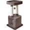 Show in main carousel: Two By Two Boxwood 31.5-in Plush Cat Tree & Condo, Brown, Medium slide 6 of 10