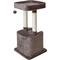 Show in main carousel: Two By Two Boxwood 31.5-in Plush Cat Tree & Condo, Brown, Medium slide 8 of 10