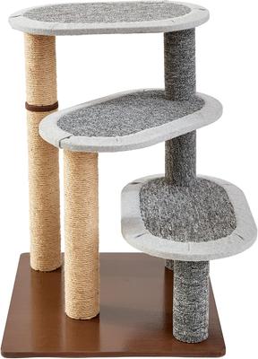 Show full view: Two By Two Butternut 22.5-in Faux-Fur Scratching Post Cat Tree slide 4 of 10