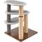 Show in main carousel: Two By Two Butternut 22.5-in Faux-Fur Scratching Post Cat Tree slide 6 of 10