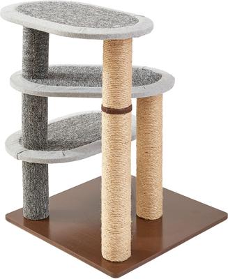 Show full view: Two By Two Butternut 22.5-in Faux-Fur Scratching Post Cat Tree slide 6 of 10