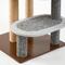 Show in main carousel: Two By Two Butternut 22.5-in Faux-Fur Scratching Post Cat Tree slide 9 of 10