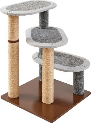 Show full view: Two By Two Butternut 22.5-in Faux-Fur Scratching Post Cat Tree slide 2 of 10