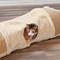 Show in main carousel: Two By Two Cameo 31 to 59-in Faux-Fur Scratching Tunnel Cat Tree slide 8 of 10