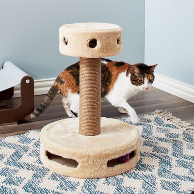 Two By Two Two By Two Cashew 30-in Jute Scratching Post Cat Scratcher