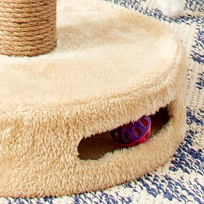 Show full view: Two By Two Cashew 30-in Jute Scratching Post Cat Scratcher slide 9 of 10
