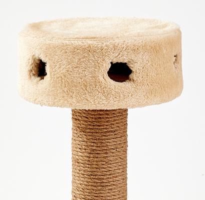 Show full view: Two By Two Cashew 30-in Jute Scratching Post Cat Scratcher slide 6 of 10