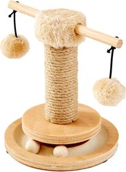 Two By Two Chestnut 9-in Jute Scratching Post Cat Scratcher slide 2 of 9