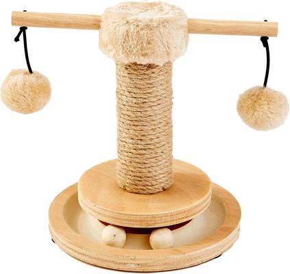 Show full view: Two By Two Chestnut 9-in Jute Scratching Post Cat Scratcher slide 5 of 11