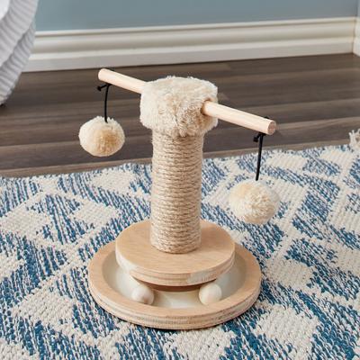 Show full view: Two By Two Chestnut 9-in Jute Scratching Post Cat Scratcher slide 10 of 11