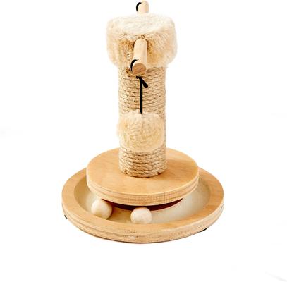 Show full view: Two By Two Chestnut 9-in Jute Scratching Post Cat Scratcher slide 9 of 11