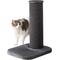 Show in main carousel: Two By Two City Cat Deluxe European 24-in Faux-Fur Cat Scratching Post, Grey slide 3 of 4