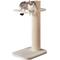 Show in main carousel: Two By Two City Cat Deluxe European 38-in Faux Fur Cat Tree, Beige slide 4 of 5