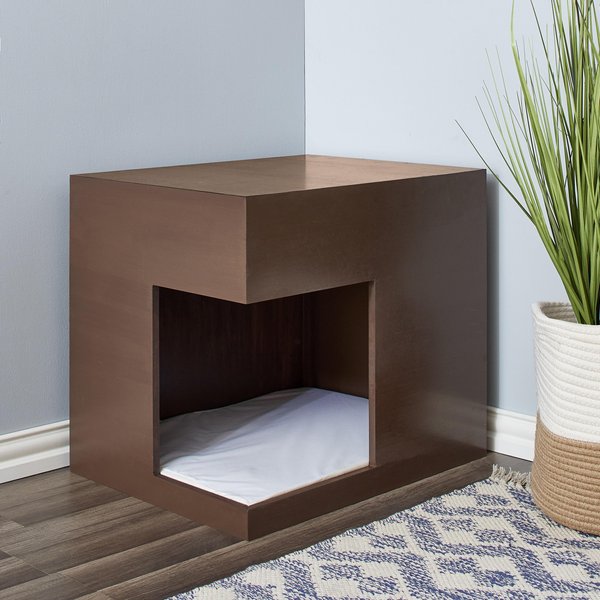 Two By Two Hickory Furniture House Pet Bed or Litter Box Cover 30-in Polyester Cat Condo