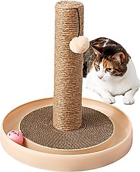 Two By Two Pecan 30-in Jute Scratching Post Cat Scratcher slide 2 of 9
