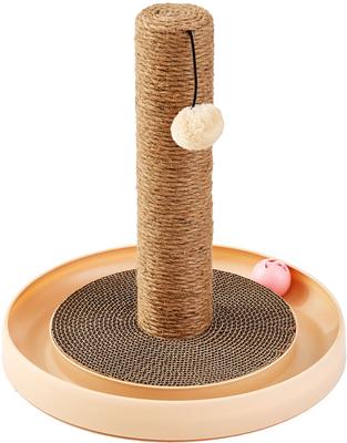 Show full view: Two By Two Pecan 30-in Jute Scratching Post Cat Scratcher slide 4 of 9