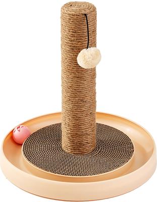 Show full view: Two By Two Pecan 30-in Jute Scratching Post Cat Scratcher slide 3 of 9