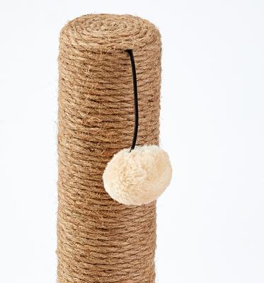 Show full view: Two By Two Pecan 30-in Jute Scratching Post Cat Scratcher slide 6 of 9