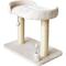 Show in main carousel: Two By Two The Acacia 20.7-in Plush Cat Tree & Condo, Cream, Small slide 4 of 10