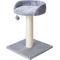 Show in main carousel: Two By Two The Basswood 20.5-in Plush Cat Tree & Condo, Grey, Small slide 4 of 10