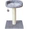 Show in main carousel: Two By Two The Basswood 20.5-in Plush Cat Tree & Condo, Grey, Small slide 2 of 10