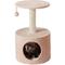 Show in main carousel: Two By Two The Birch 23.6-in Plush Cat Tree & Condo, Beige slide 3 of 5