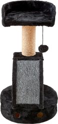 Two By Two The Camellia Sisal Cat Tree, Small, Black