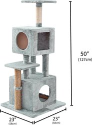 Two By Two The Empire Cat Tree, Medium, Grey slide 2 of 7