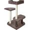 Show in main carousel: Two By Two The Ficus 34.6-in Plush Cat Tree & Condo, Brown, Medium slide 6 of 10