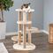 Show in main carousel: Two By Two The Fir 36.2-in Faux-Fleece Cat Tree, Beige slide 1 of 4