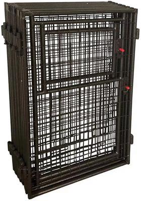 Show full view: Two By Two The Hangout Expandable Steel Dog Kennel, Small, Black slide 9 of 11