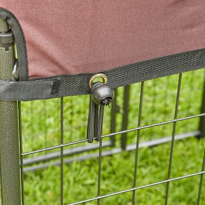 Show full view: Two By Two The Hangout Expandable Steel Dog Kennel, Small, Black slide 8 of 11