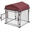 Show in main carousel: Two By Two The Hangout Expandable Steel Dog Kennel, Small, Black slide 4 of 11